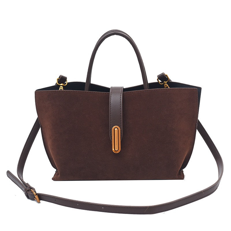 Large Capacity Leather Bag, Handbag, Shoulder Bag, Messenger Bag, Tote Bag