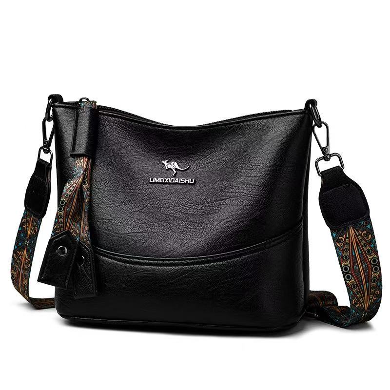 Women'S Large Capacity Tote Bag Single Shoulder Handbag Soft Leather Bag
