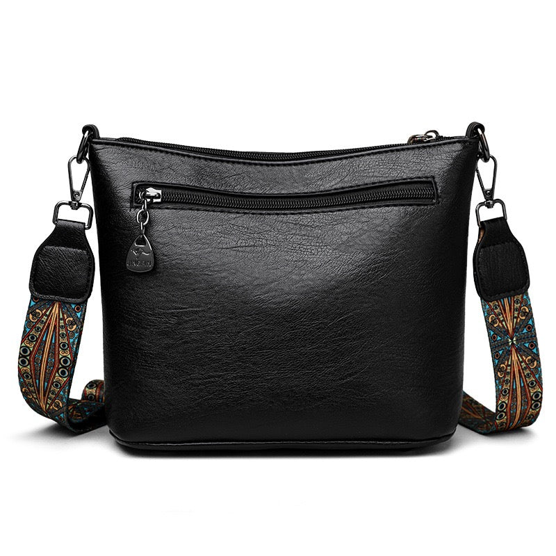 Women'S Large Capacity Tote Bag Single Shoulder Handbag Soft Leather Bag