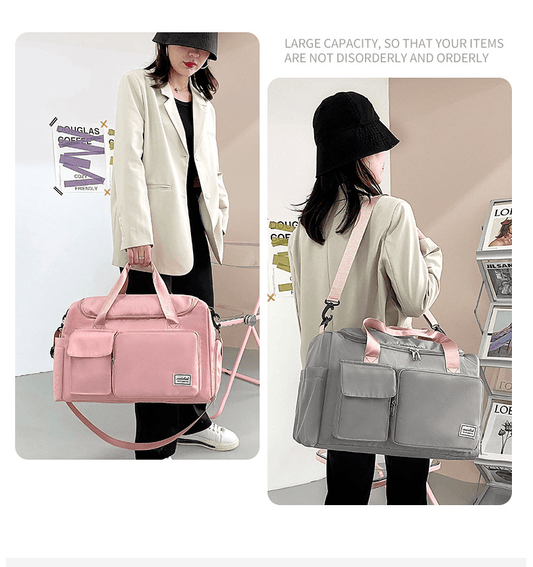 Large Capacity Folding Travel Bag Unisex Handbags Duffel Bag Luggage Storage Bag