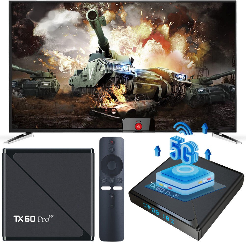 Android 10.0 Smart TV Box 14K Quad Core HD 1GB+8GB WIFI Media Stream Player A