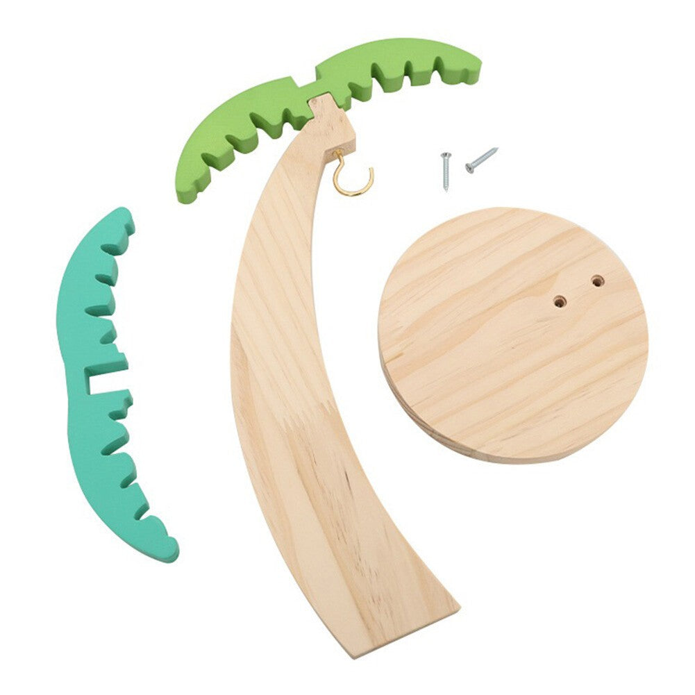 Palm Tree Design Banana Holder Stand Banana Hanger Stand for Kitchen Countertop