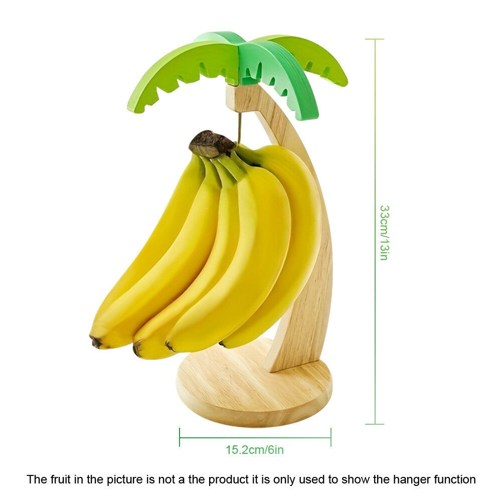 Palm Tree Design Banana Holder Stand Banana Hanger Stand for Kitchen Countertop
