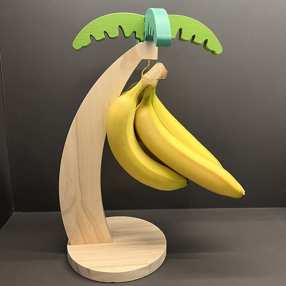 Palm Tree Design Banana Holder Stand Banana Hanger Stand for Kitchen Countertop