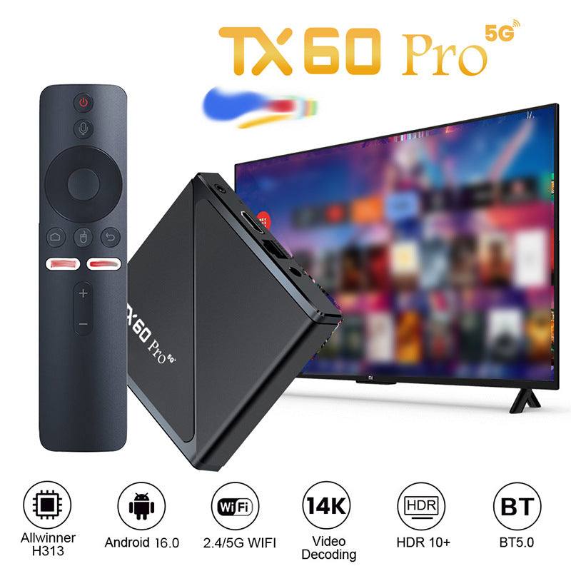 Android 10.0 Smart TV Box 14K Quad Core HD 1GB+8GB WIFI Media Stream Player A