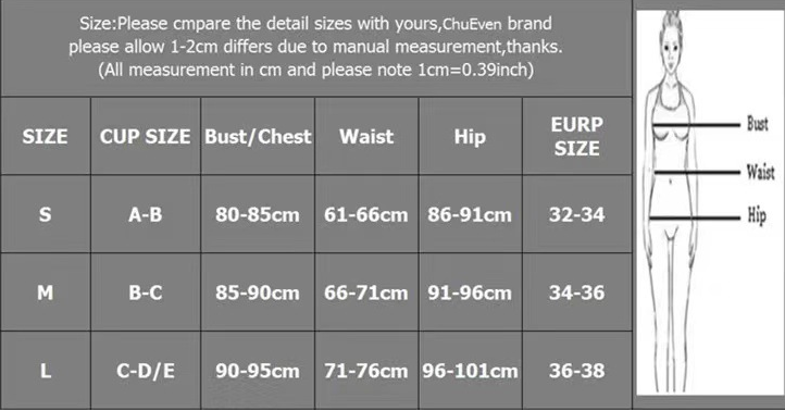 Women Sexy One Piece Plunge Swimsuits Bikini Push-Up Monokini Backless Beachwear