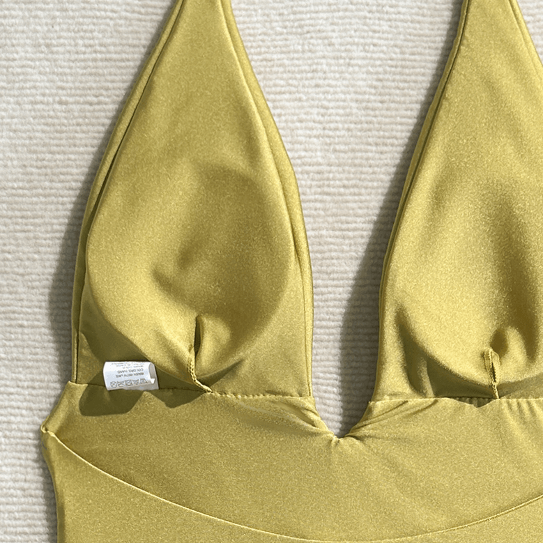 Women Sexy One Piece Plunge Swimsuits Bikini Push-Up Monokini Backless Beachwear