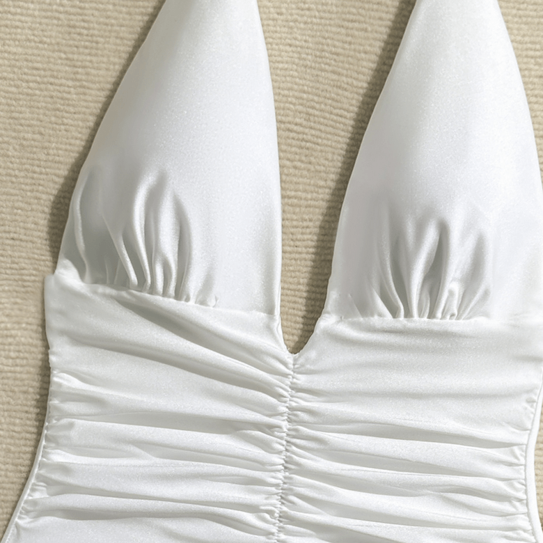 Women Sexy One Piece Plunge Swimsuits Bikini Push-Up Monokini Backless Beachwear