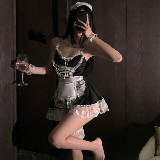 Sexy Lingerie School Girl Sleepwear Maid Dress Nightwear Underwear Babydoll Bunny Girl uniform