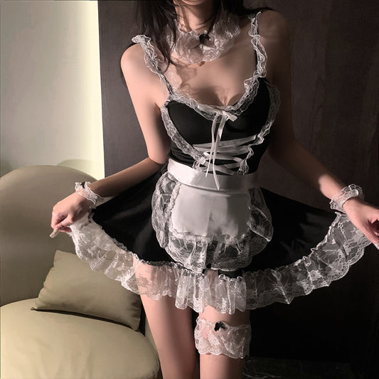 Sexy Lingerie School Girl Sleepwear Maid Dress Nightwear Underwear Babydoll Bunny Girl uniform