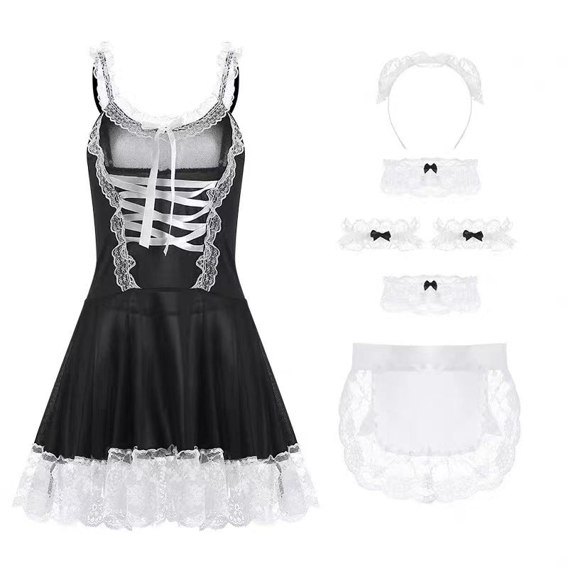 Sexy Lingerie School Girl Sleepwear Maid Dress Nightwear Underwear Babydoll Bunny Girl uniform