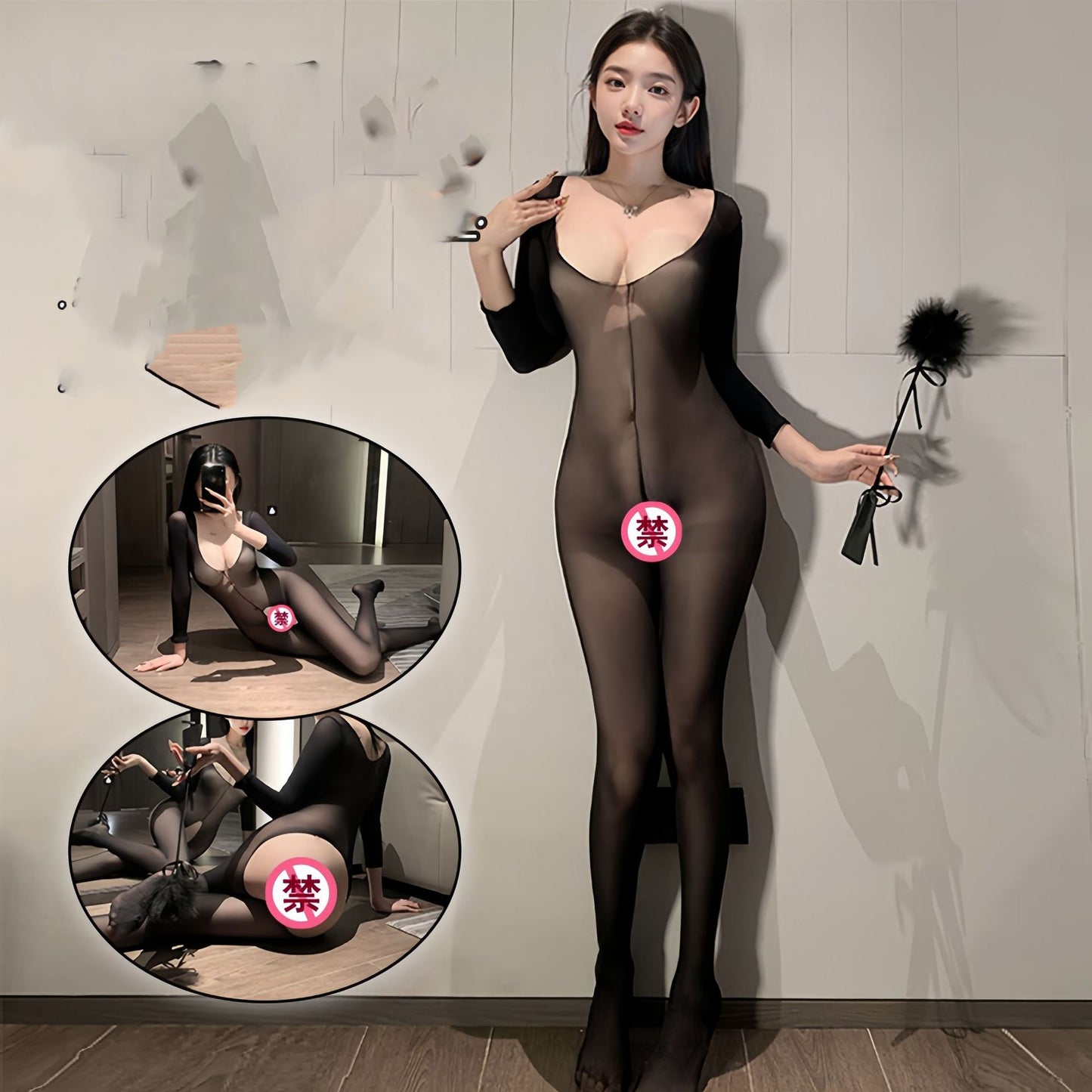 Sexy Catsuit Bodysuits Bodystockings Women Lingerie Teddies Jumpsuit Mesh Tights Sexy fishnet skirt girl temptation pajamas