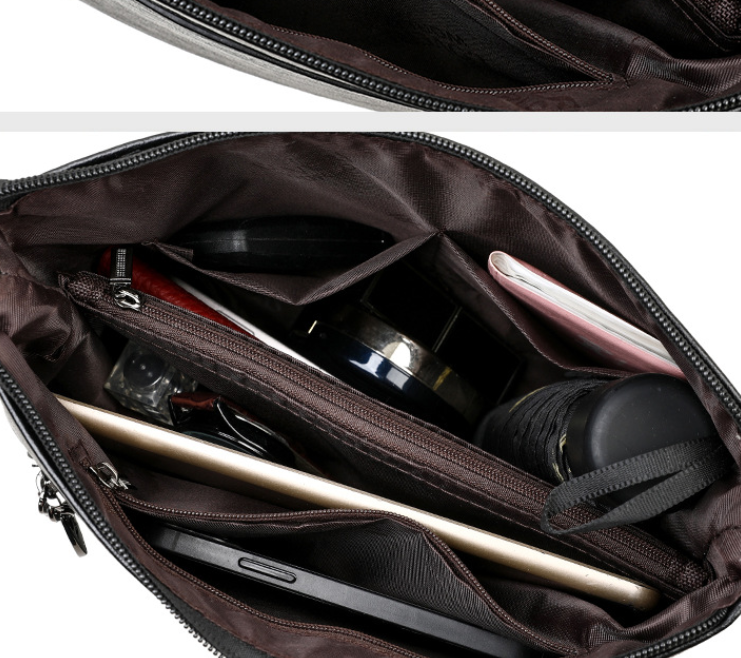 Women'S Large Capacity Tote Bag Single Shoulder Handbag Soft Leather Bag