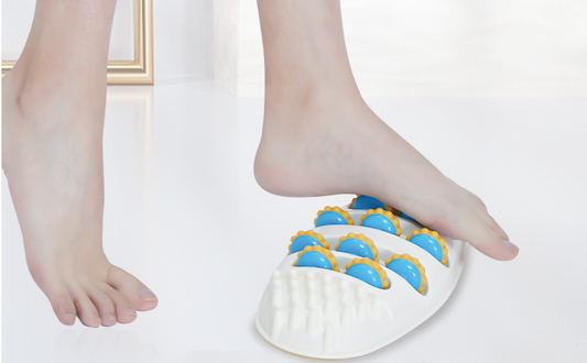 Dual Foot Massager Roller Reduce Fatigue Decompression Feet Acupoint Massag CUT