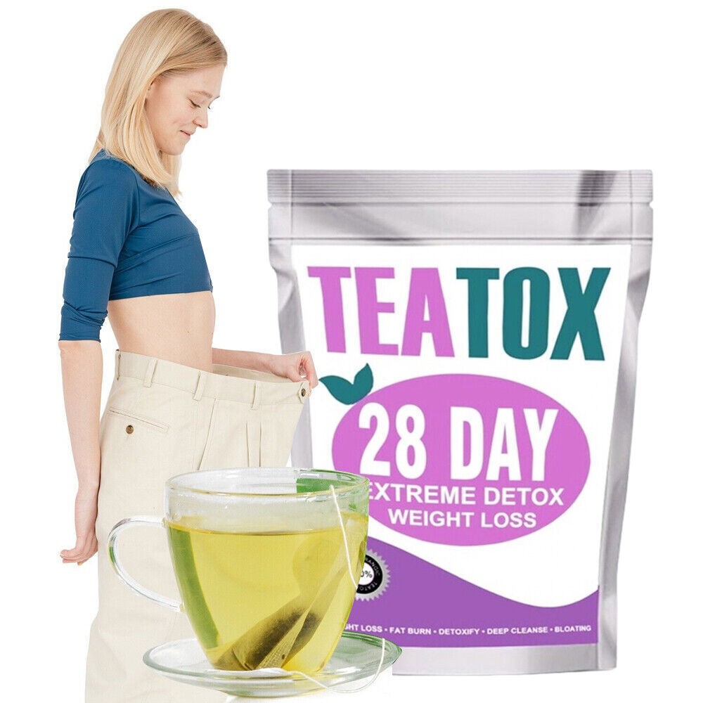5 pack Teatox 28 Days Detox Extreme Weight Loss Diet Slimming Fat Burn Tea