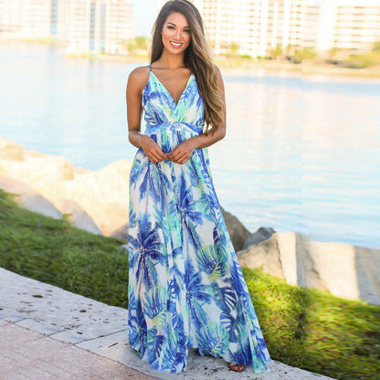 Women Ladies Boho Floral Maxi Dress Cocktail Party Evening Summer Beach Sundress