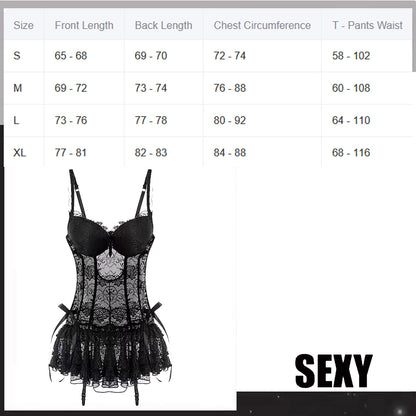Halooween Roleplay Costume Women's Sexy Lingerie Set Cosplay Uniform Mini Skirt