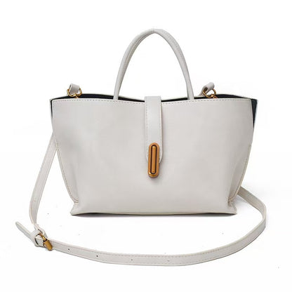 Large Capacity Leather Bag, Handbag, Shoulder Bag, Messenger Bag, Tote Bag