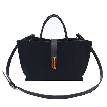 Large Capacity Leather Bag, Handbag, Shoulder Bag, Messenger Bag, Tote Bag