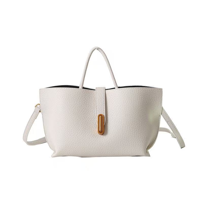 Large Capacity Leather Bag, Handbag, Shoulder Bag, Messenger Bag, Tote Bag