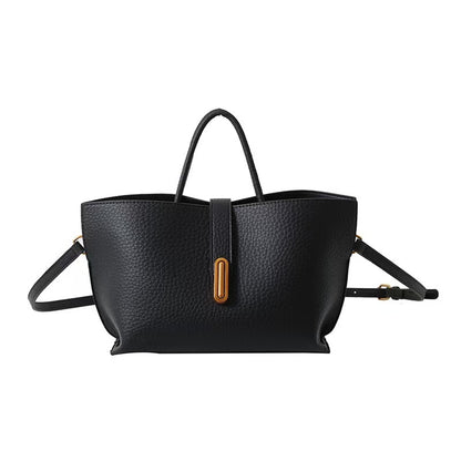 Large Capacity Leather Bag, Handbag, Shoulder Bag, Messenger Bag, Tote Bag