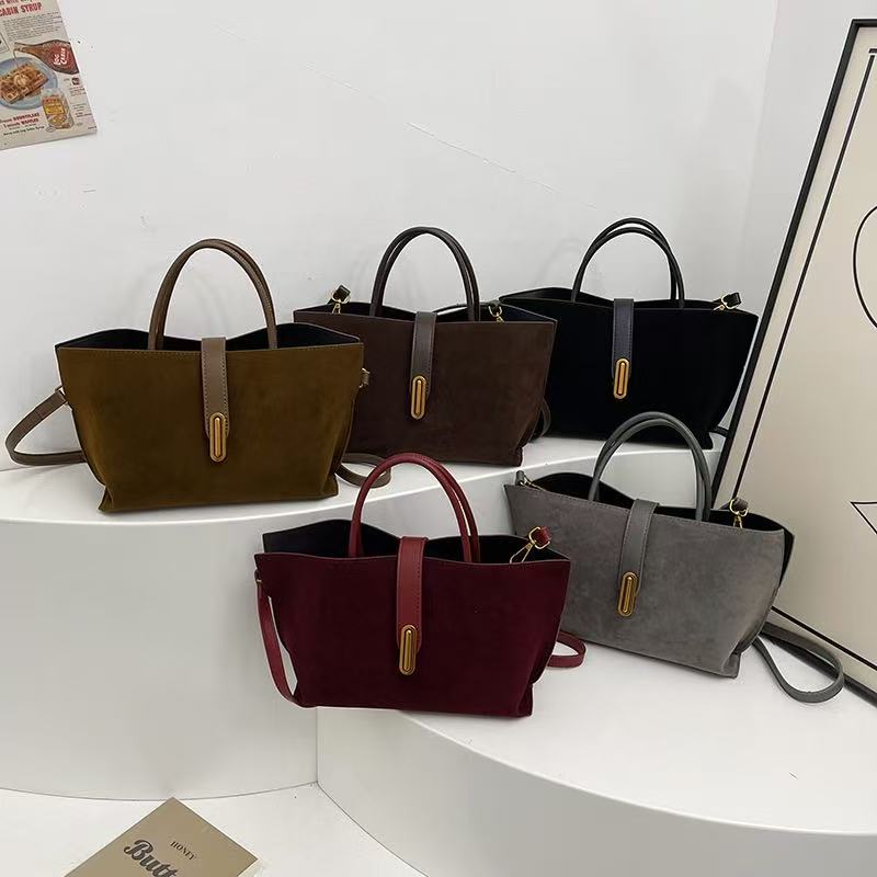 Large Capacity Leather Bag, Handbag, Shoulder Bag, Messenger Bag, Tote Bag