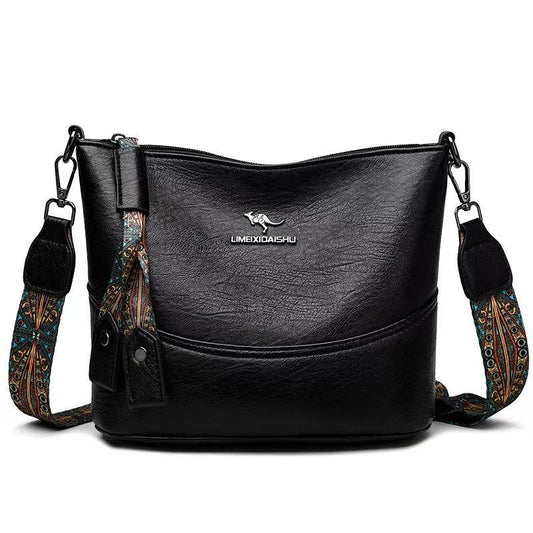 Women'S Large Capacity Tote Bag Single Shoulder Handbag Soft Leather Bag