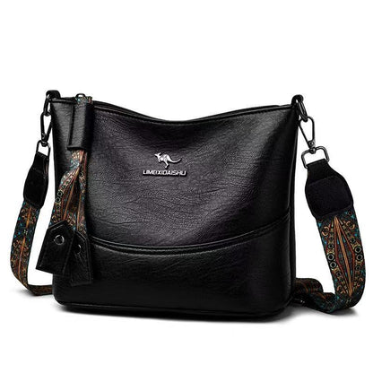 Women'S Large Capacity Tote Bag Single Shoulder Handbag Soft Leather Bag