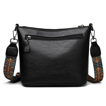 Women'S Large Capacity Tote Bag Single Shoulder Handbag Soft Leather Bag