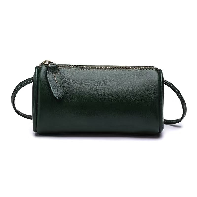Women's Leather Boho Bag Shoulder Bag Crossbody Bag Pillow Bag Boston Handbag