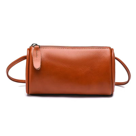 Women's Leather Boho Bag Shoulder Bag Crossbody Bag Pillow Bag Boston Handbag