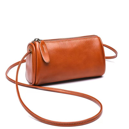 Women's Leather Boho Bag Shoulder Bag Crossbody Bag Pillow Bag Boston Handbag