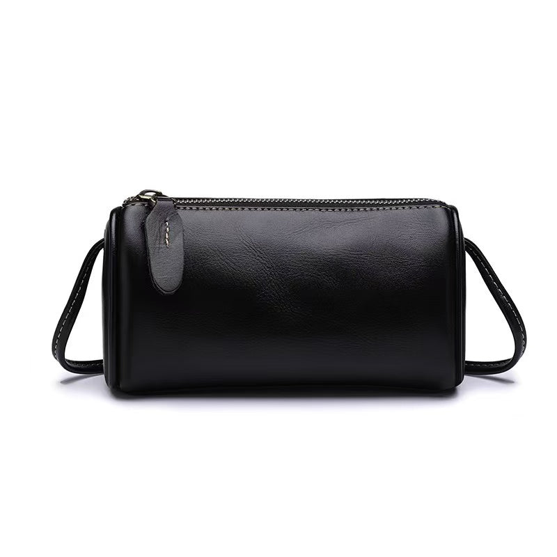 Women's Leather Boho Bag Shoulder Bag Crossbody Bag Pillow Bag Boston Handbag