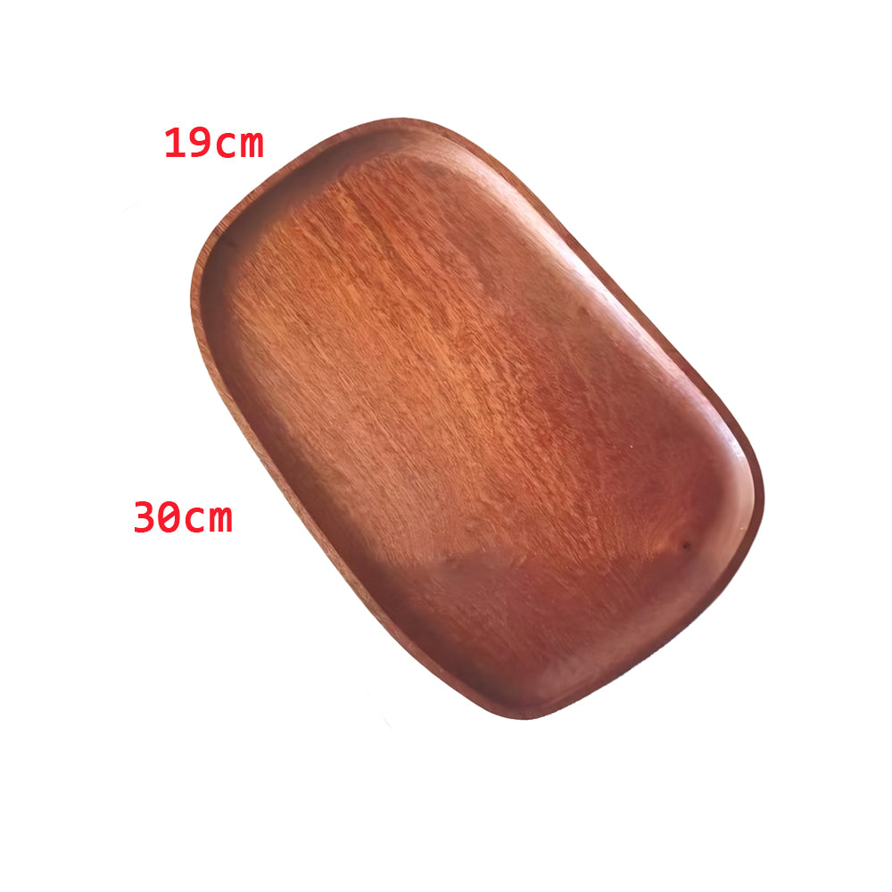 Solid wood vegetable plate, nut plate, dinner plate, ebony wooden wooden tray, environmentally friendly fruit tray