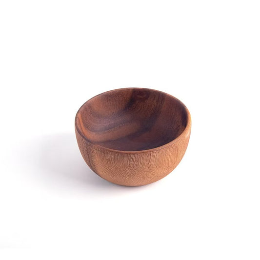 Acacia wooden bowl household Japanese tableware environmentally friendly yogurt bowl salad bowl