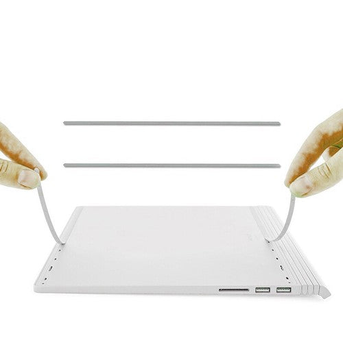 2PCS Nonslip Strip For Microsoft Surface Book 1 B 2 Rubber Feet Bottom 15''