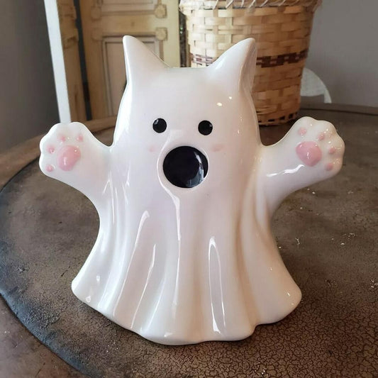 2025 Goblin and Ghoul Ghost Cat Halloween Decor Figure