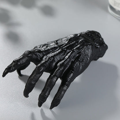 Witch's Demon Hand Wall Hanging Statues, Gothic Home Decor, Halloween Props