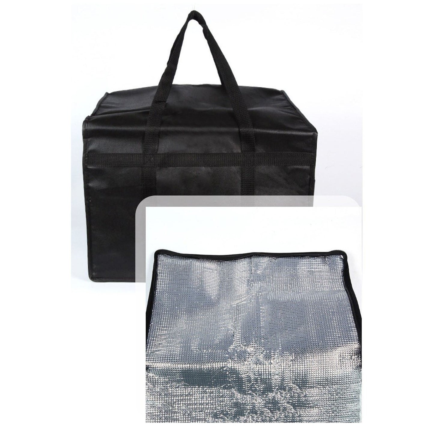 Pizza Delivery Bag for Takeaway Thermal Insulated 19.69"x19.69"x5.91inch