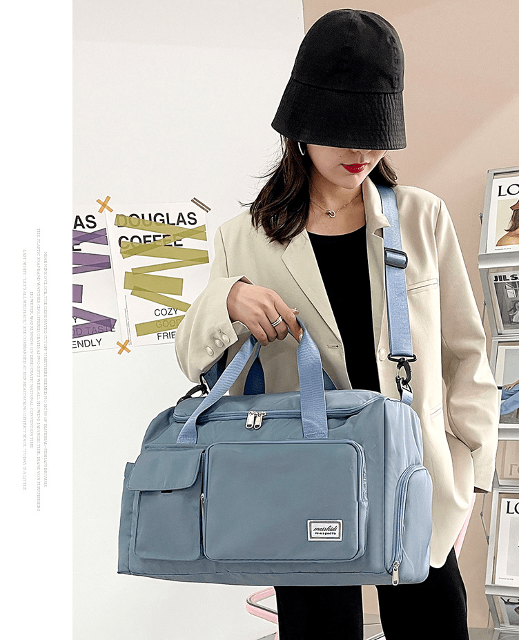 Large Capacity Folding Travel Bag Unisex Handbags Duffel Bag Luggage Storage Bag