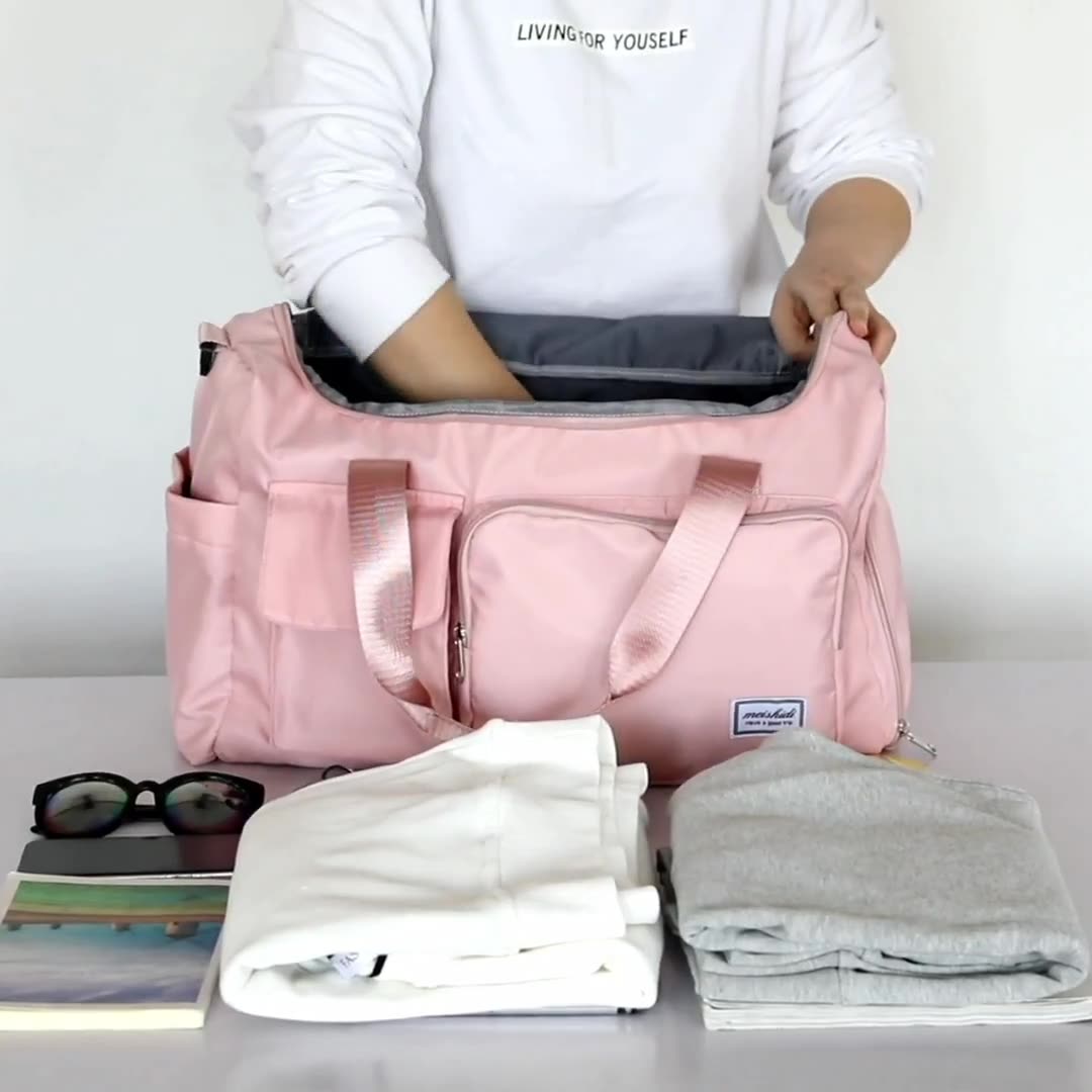 Large Capacity Folding Travel Bag Unisex Handbags Duffel Bag Luggage Storage Bag