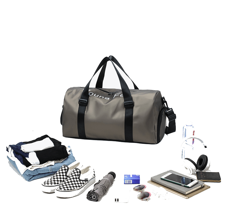 Large Compactible Rolling Duffel Bag for Travel