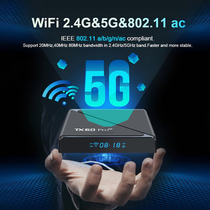 Android 10.0 Smart TV Box 14K Quad Core HD 1GB+8GB WIFI Media Stream Player A
