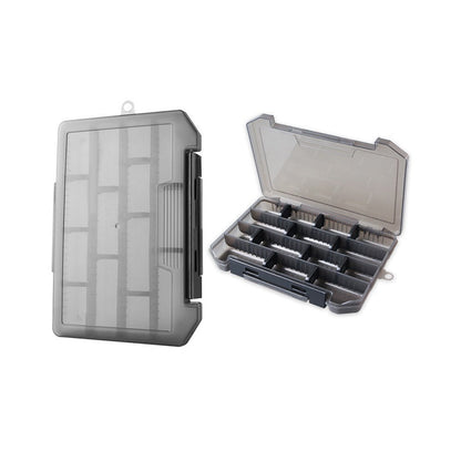 Fish Hook Lure Fake Bait Box with Removable Dividers Fishing Supplies Case