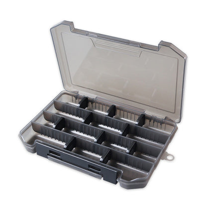Fish Hook Lure Fake Bait Box with Removable Dividers Fishing Supplies Case