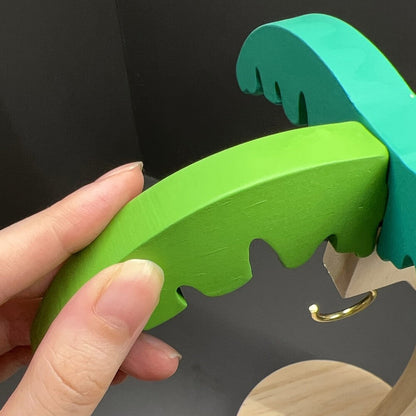 Palm Tree Design Banana Holder Stand Banana Hanger Stand for Kitchen Countertop