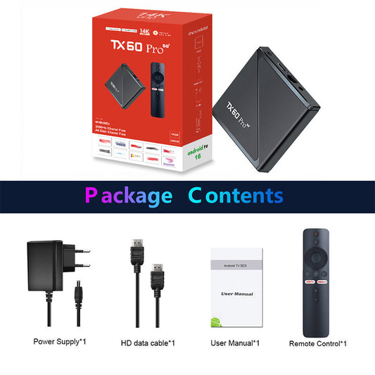 Android 10.0 Smart TV Box 14K Quad Core HD 1GB+8GB WIFI Media Stream Player A