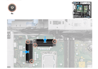 For Dell Precision T3680 Workstation VR VRM Heatsink Thermal 0HYPWT HYPWT