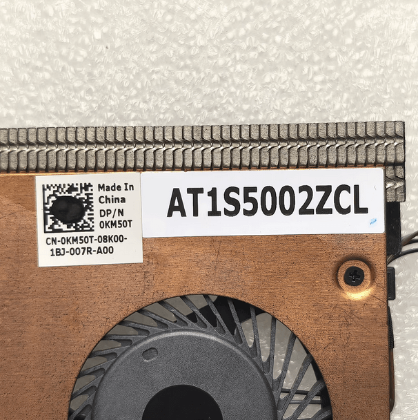 For DELL Latitude 7280 7290 7380 7390 CPU Cooling Fan Heatsink 0KM50T