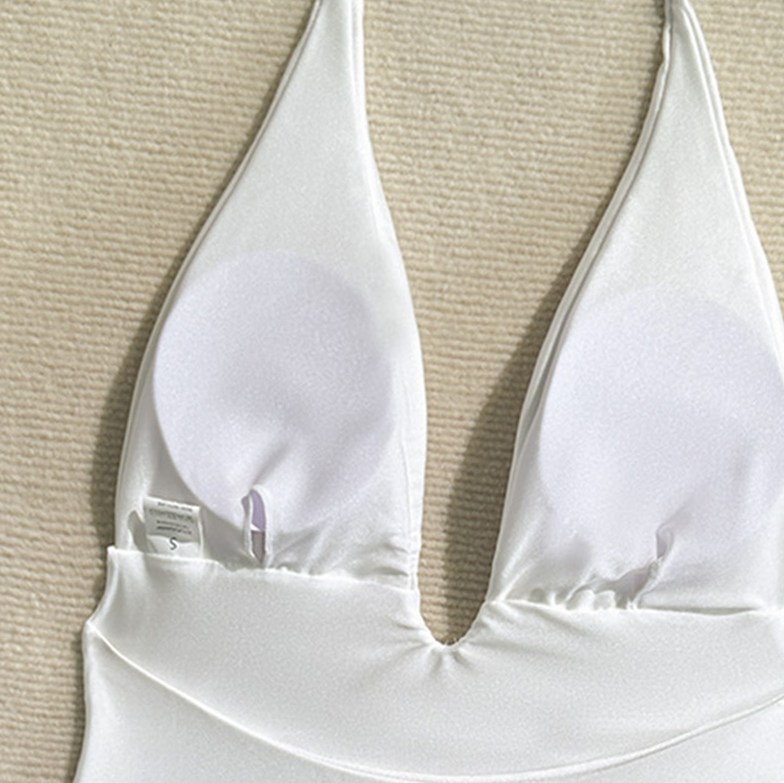 Women Sexy One Piece Plunge Swimsuits Bikini Push-Up Monokini Backless Beachwear